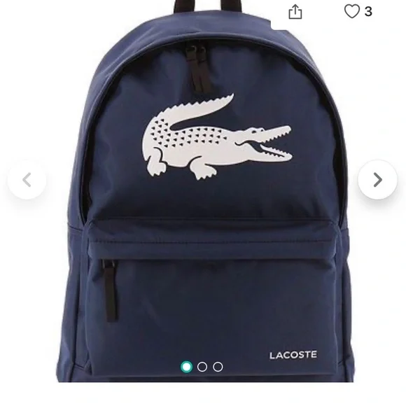Lacoste backpack - Picture 3 of 6
